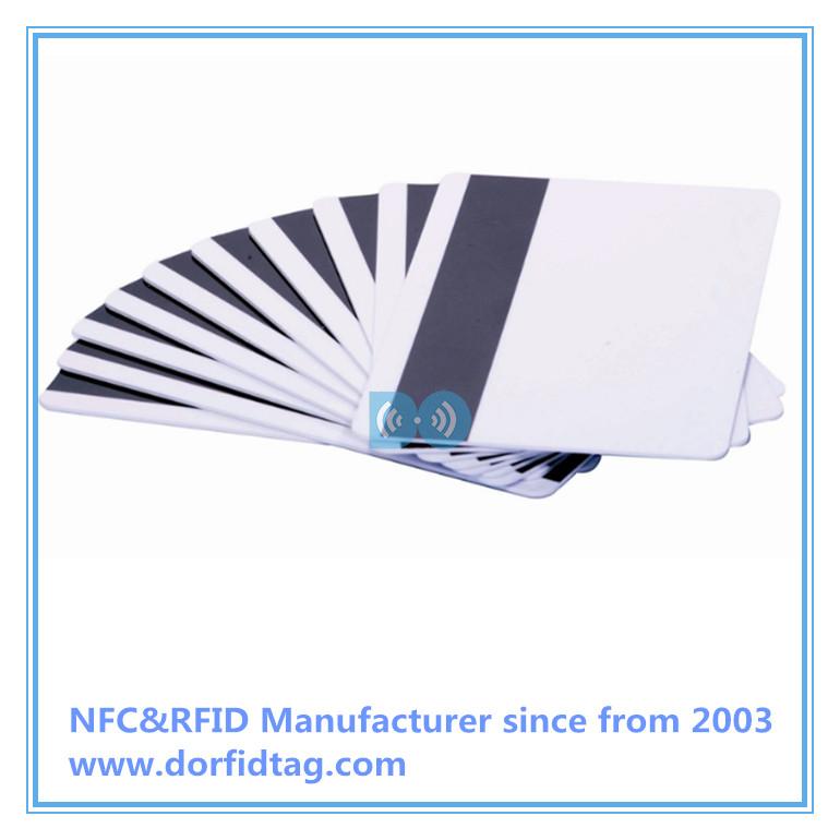Magnetic stripe cards inclduing special protective overlay to guard against scratching